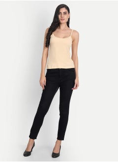 Aimly Aimly Women's Cotton Regular Fit Camisole Slip Beige Pack of 3  - Image 2