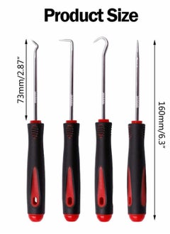 Y&D Hook Pick Set, 4 Pcs Precision & Set Hose Removal Car Auto Repair Maintenance Tools for Oil Seal Puller  - Image 5