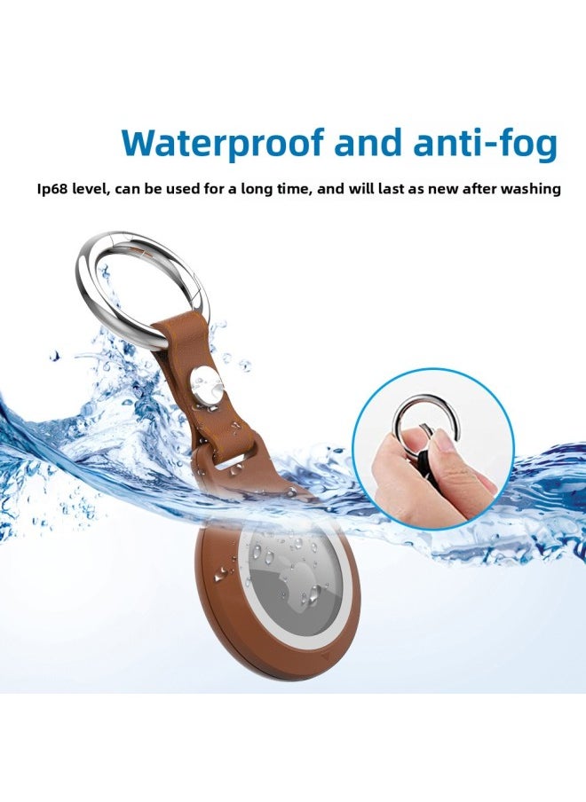 Generic - Suitable For Apple Airtag Locator Protective Cover Airtag Anti-loss Protection Waterproof Cover Suitable For Pet Collar-Color:INDIGO SEA BLUE-Applicable Model:For Apple Airtag - Image 1
