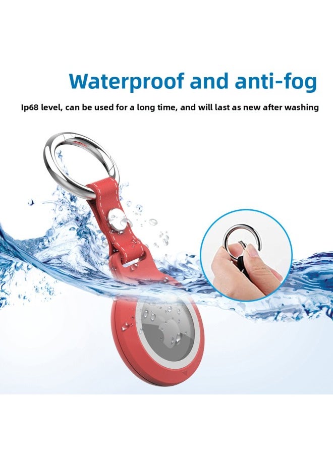 Generic - Suitable For Apple Airtag Locator Protective Cover Airtag Anti-loss Protection Waterproof Cover Suitable For Pet Collar-Color:INDIGO SEA BLUE-Applicable Model:For Apple Airtag - Image 1