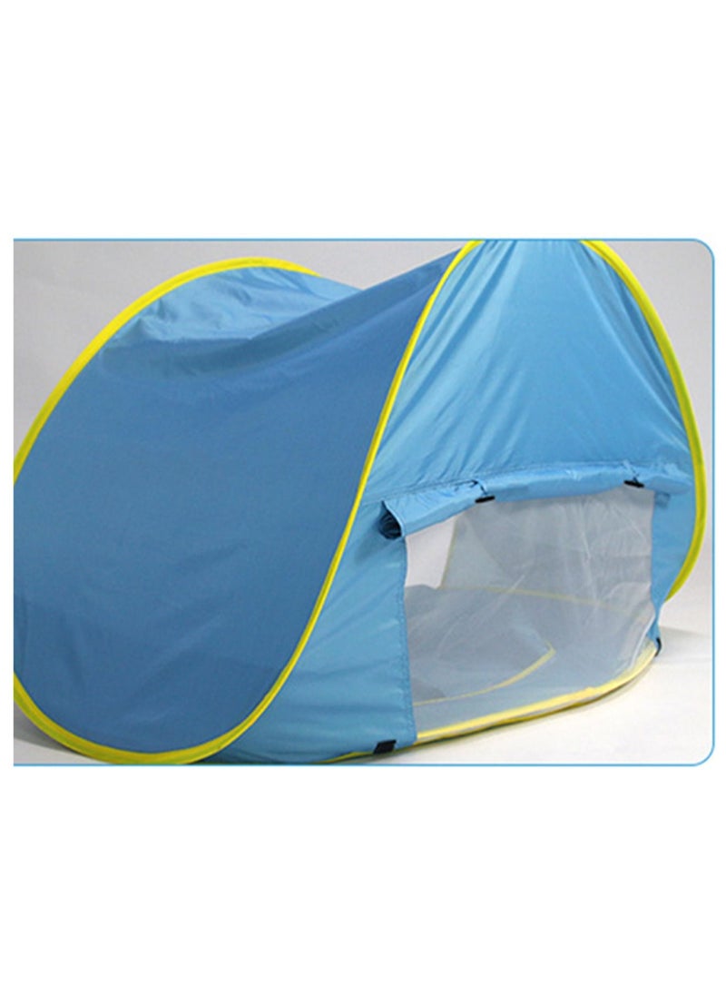Generic - Pop up Baby Sun Shade Beach Tent with Pool, Portable Lightweight UV Protection Shelter Canopy for Beach, Yard, Infant Indoor, and Outdoor - Image 1