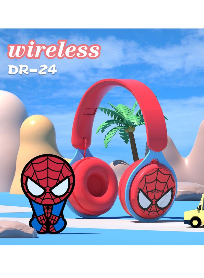 Marvel Spider-Man Headset Wireless Bluetooth Headset Gaming Headset Foldable Support FM Computer Mobile Phone Music Stereo Headset - Image 2