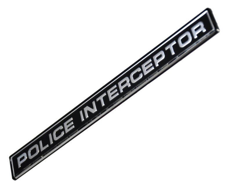 PartsTo Acrylic Car Emeblem fits for Crown Victoria Police Interceptor Emblem Badge Decal with Preadhesive CVPIST - Image 3