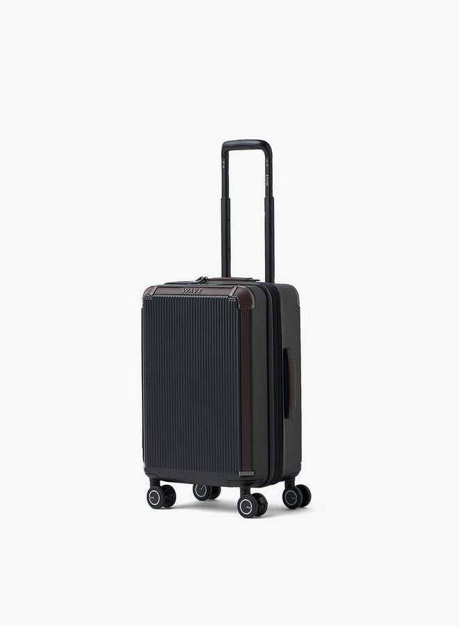 Wave Textured Harcase Trolley Bag With Retractable Handle - Set Of 3 - Image 2