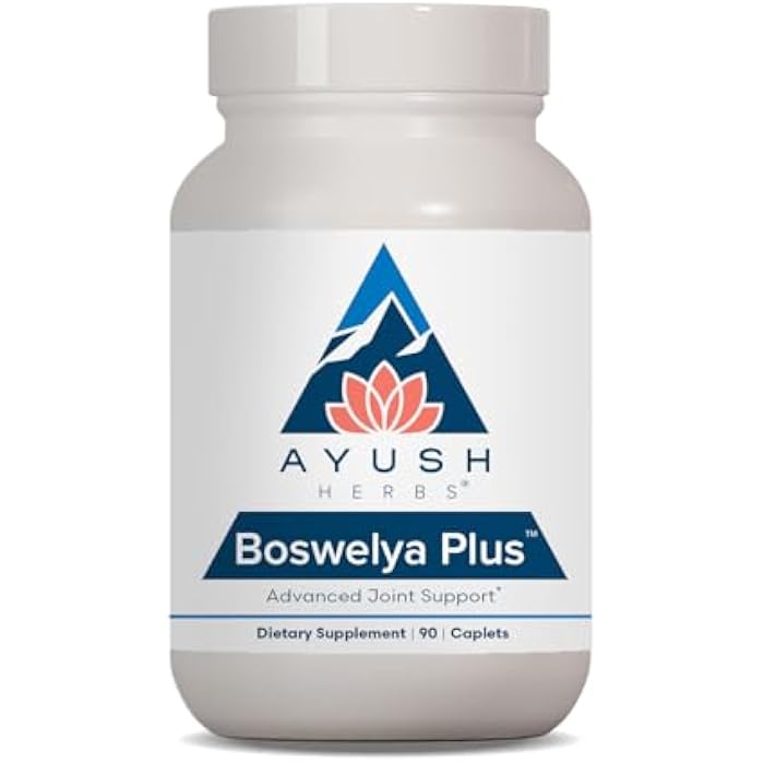 Ayush Herbs Boswelya Plus, Joint Care with Curcumin, 90 Servings | Glucosamine Chondroitin Joint Support Supplement, Turmeric Muscle Support for Men & Women - Image 1