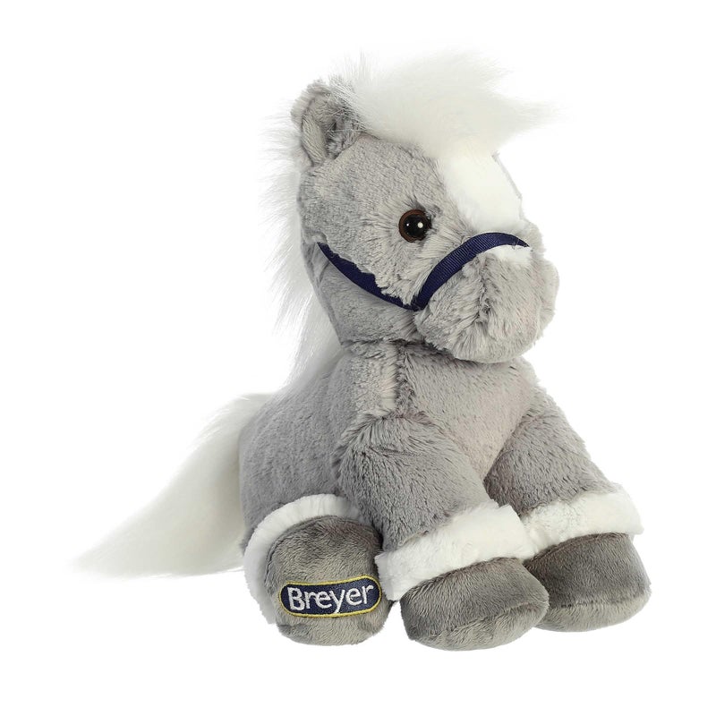 Breyer Aurora Exquisite Breyer Horse Stuffed Animal Realistic Detailing Imaginative Play Grey 11 Inches - Image 3