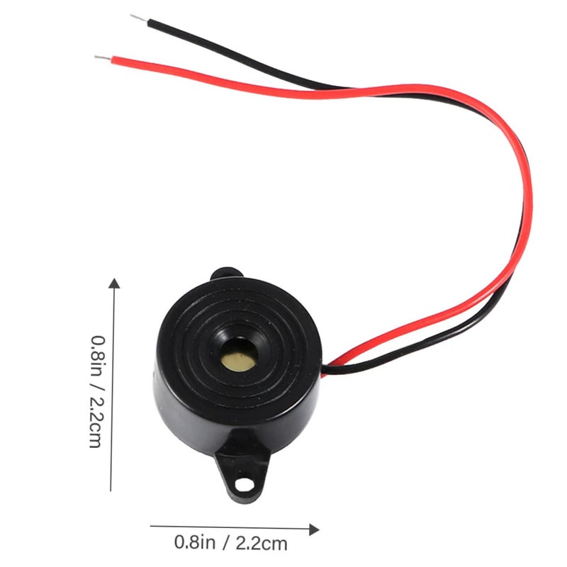 5pcs High Electronic Alarm Portable Tone Alarm for Circuit Vehicles Lightweight Insulation Material Easy to Use - Image 2