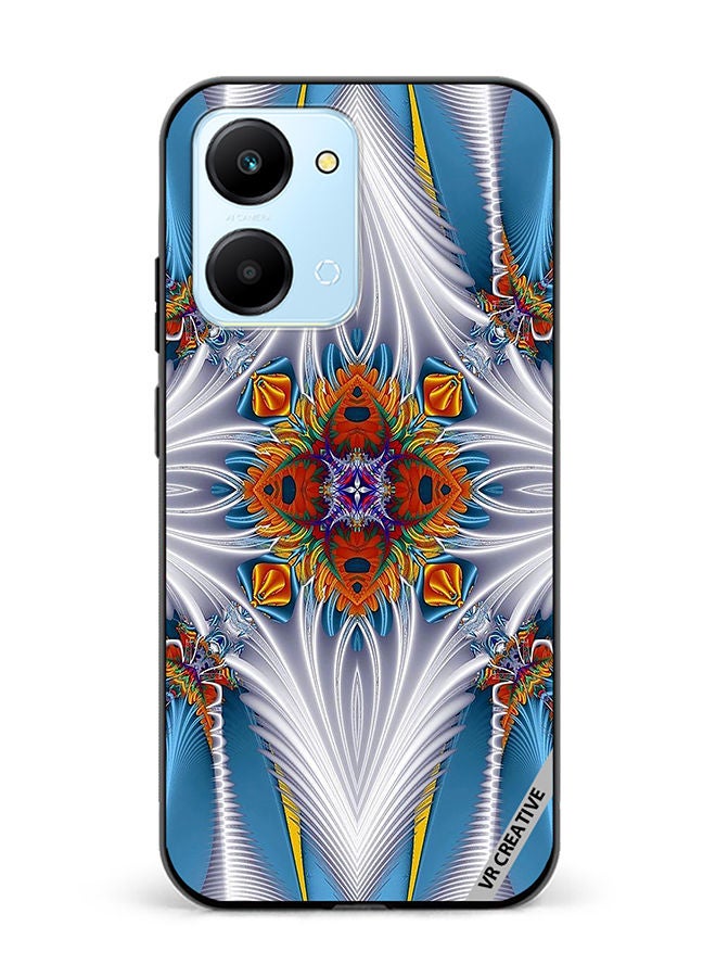 VR CREATIVE Protective Case Cover For Honor Play7T Abstract Design Multicolour - Image 1
