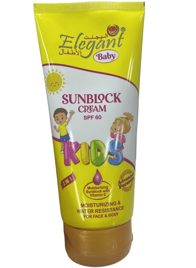 Elegant Baby Sunblock Cream Kids SPF60