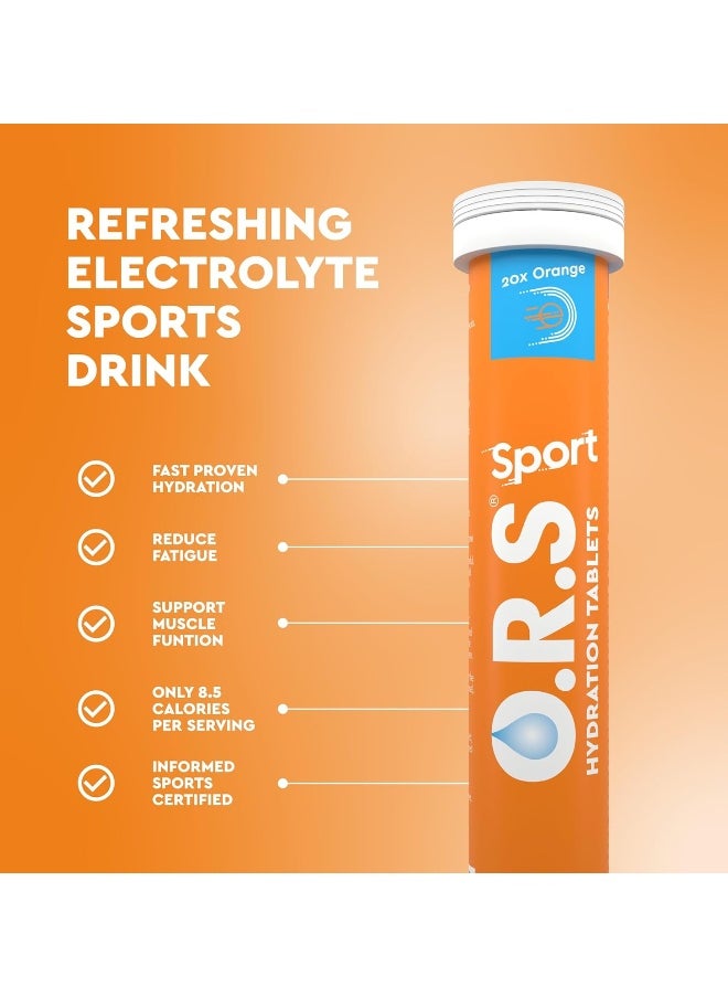 O.R.S Sport And Originals Bundle 1 Tube Of Sport Orange + 1 Tube Of Blackcurrant  - Image 2