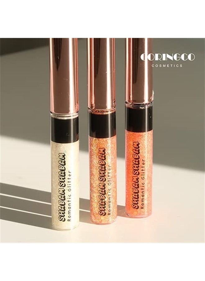 Eye Glitter Makeup Liquid Eyeshadow Sparkle | Shabam Shabam Romantic Glitter Shadow #01 Tears Light K beauty Makeup Shimmer