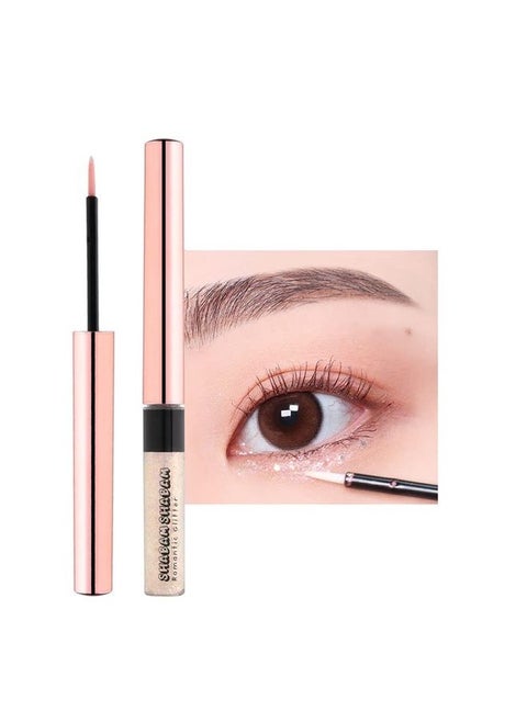 Eye Glitter Makeup Liquid Eyeshadow Sparkle | Shabam Shabam Romantic Glitter Shadow #01 Tears Light K beauty Makeup Shimmer