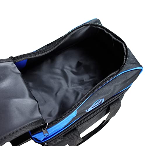 ELITE Basic Single 1 Ball Roller Bowling Bag with Rolling Wheels Holds Bowling Shoes up to US Size 10.5 Mens (Purple) - Image 4