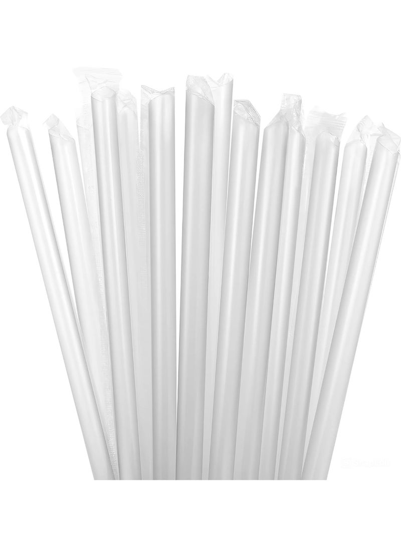 LAVISH Jumbo Boba Straws 50-Pack | 12mm Thick, 24cm Long | Clear Extra-Wide Smoothie Straws | Individually Wrapped, BPA-Free | Ideal for Bubble Tea, Milkshakes, Juice, Events & Cafes - Image 5