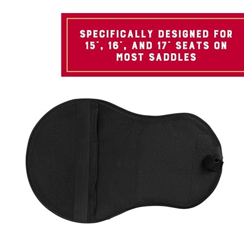 Weaver Equine Western Horse Saddle Pad, Mesh, Shock Absorbing Gel Saddle Pad Seat for Stable Riding and Spine Protection, Durable Equine Supplies - Image 3