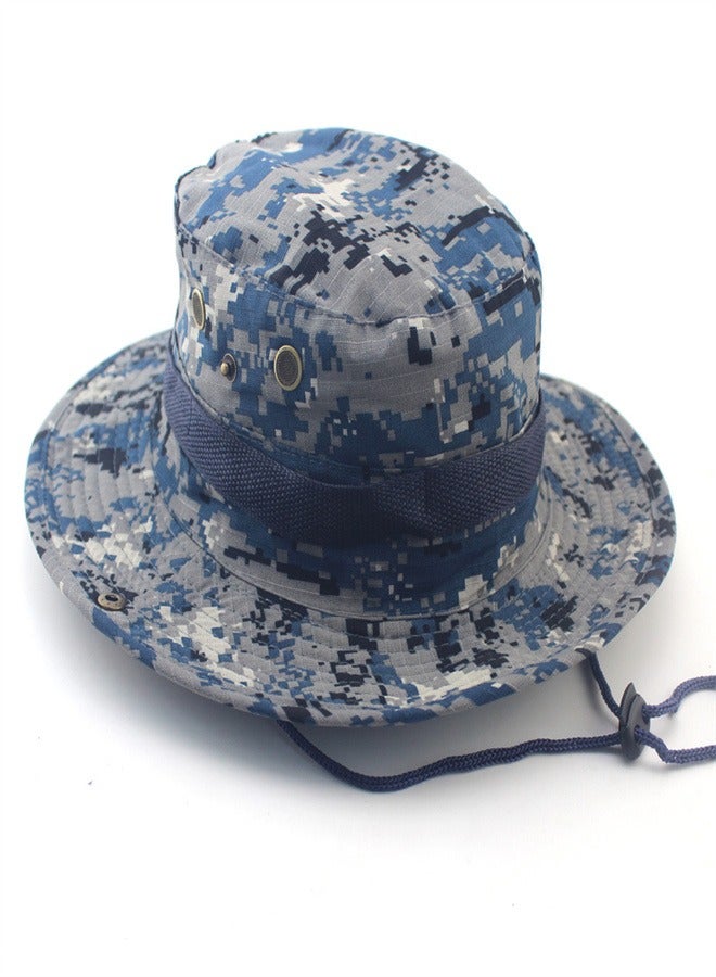 Loquat Outdoor Camping Camo Sunscreen Hat - Image 1