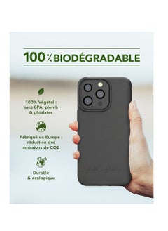 BIGBEN Just Green iPhone 13 Pro case Natural Black - Eco-designed  - Image 2