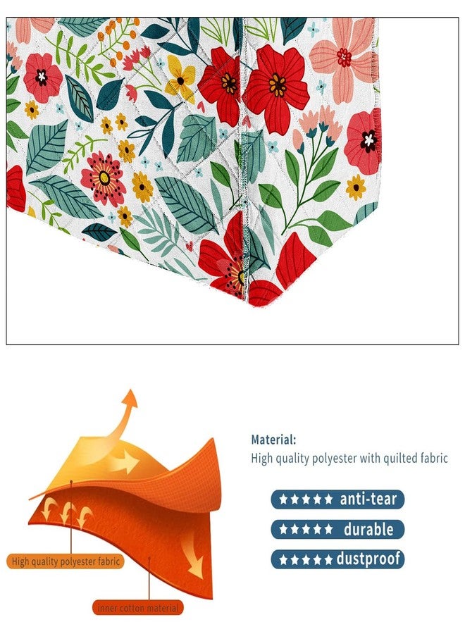 QEES Kitchen Aid Mixer Cover,Kitchen Mixer Cover Compatible with 6-8 Quarts Kitchen Aid Hamilton Stand Mixer,Cover For Kitchen Aid Mixer,Kitchen Mixer Covers.Kitchen Aid Mixer Assecories. (Floral1) - Image 5