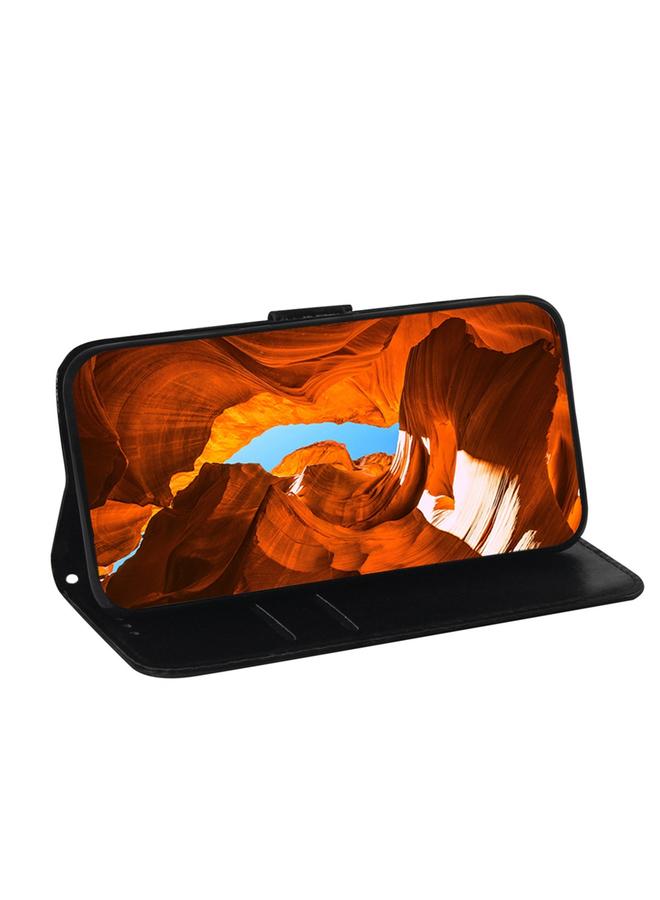 اس-توب جراب لهاتف Samsung Galaxy S25+ 5G جراب هاتف جلدي ملون بإبزيم مغناطيسي - Image 5