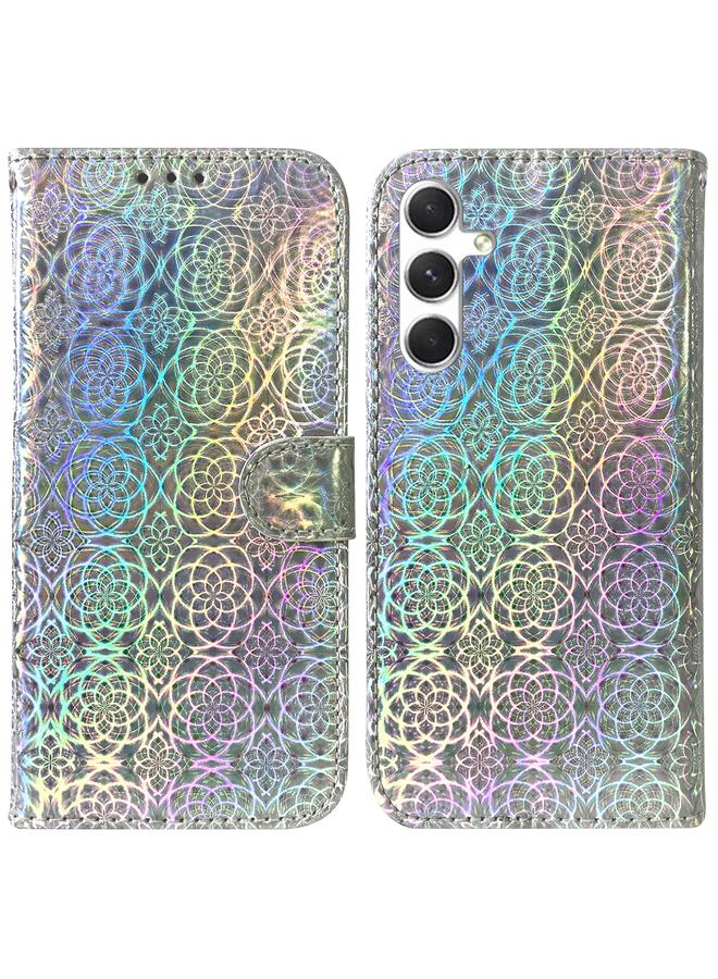 اس-توب جراب لهاتف Samsung Galaxy S25+ 5G جراب هاتف جلدي ملون بإبزيم مغناطيسي - Image 1