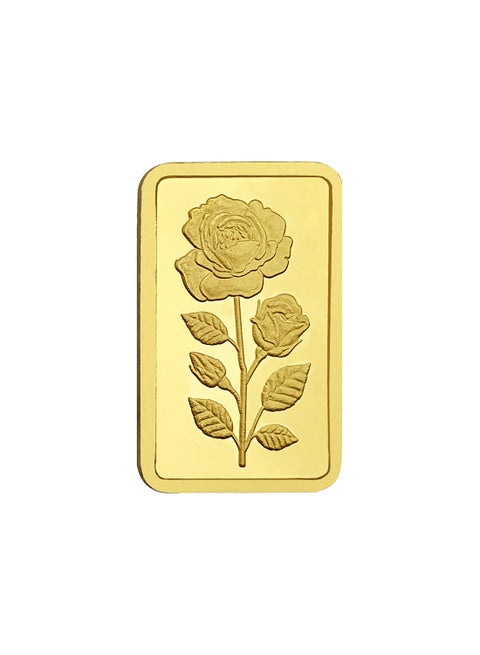 24K Pure Gold Bar 1 gram Flower