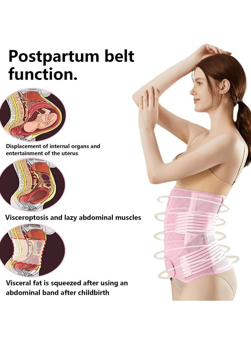 CMGTYYD Postparto Caesarea belts Postquirurgic for women,2 pieces of support belt and pelvic cotton belt, postparto and post caesarea for women and motherhood post and maternity (complexion, Medium)  - Image 2