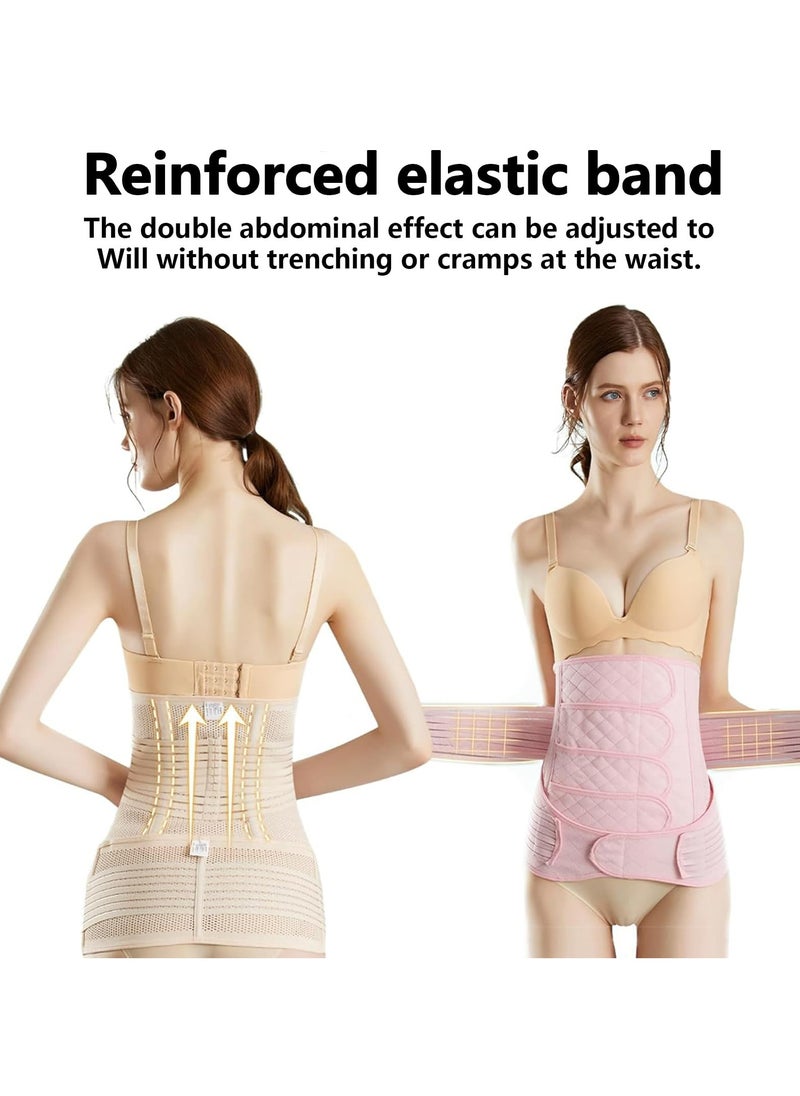 CMGTYYD Postparto Caesarea belts Postquirurgic for women,2 pieces of support belt and pelvic cotton belt, postparto and post caesarea for women and motherhood post and maternity (complexion, Medium)  - Image 3
