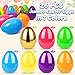 BainGesk 25 PCS 6 Jumbo Easter Eggs with 1 Golden Eggs Easter Eggs for Easter Hunt Basket Stuffers Fillers Empty Eggs Fillable with Candy Toys Easter Basket Essentials Party Favor - Image 4