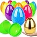 BainGesk 25 PCS 6 Jumbo Easter Eggs with 1 Golden Eggs Easter Eggs for Easter Hunt Basket Stuffers Fillers Empty Eggs Fillable with Candy Toys Easter Basket Essentials Party Favor - Image 2
