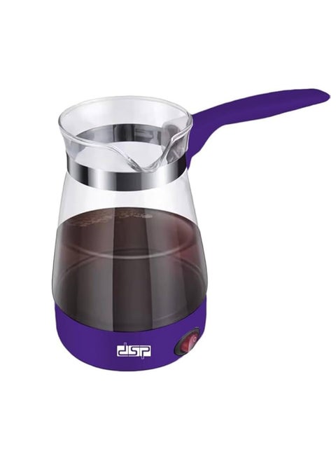 DSP KA3037 Glass Turkish Coffee Maker, 600 Watts - Assorted Colors
