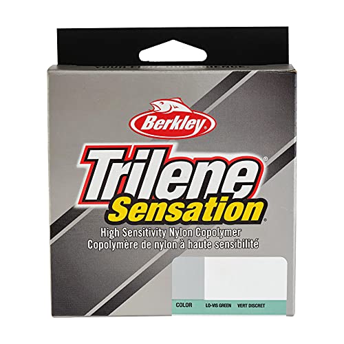 Berkley Trilene Sensation LowVis Green 10lb 45kg Monofilament Fishing Line Suitable for Freshwater Environments - Image 1