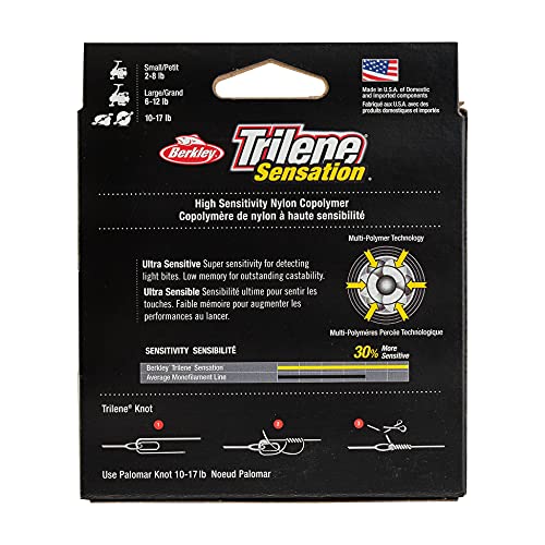 Berkley Trilene Sensation LowVis Green 10lb 45kg Monofilament Fishing Line Suitable for Freshwater Environments - Image 3