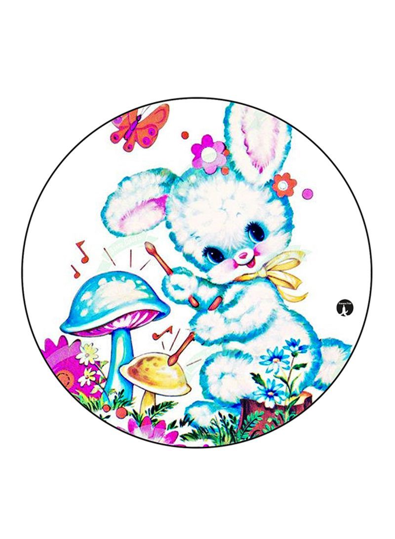 RKN Rabbit Printed Mouse Pad  Multicolour