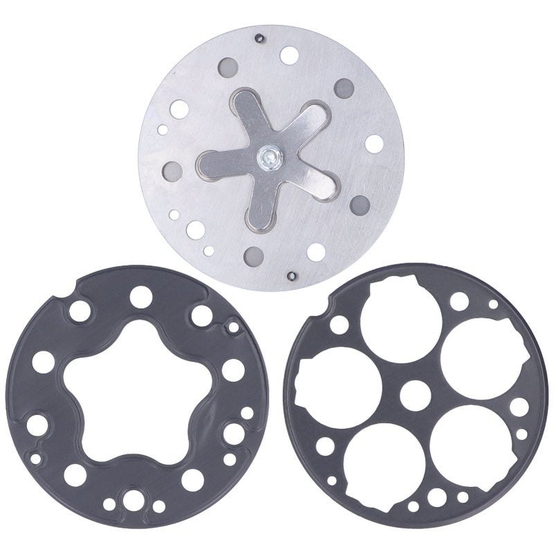 3PCS/Set Car Compressor Valve Plate Assembly Metal Replacement for SD508 5H14 Model - Image 1