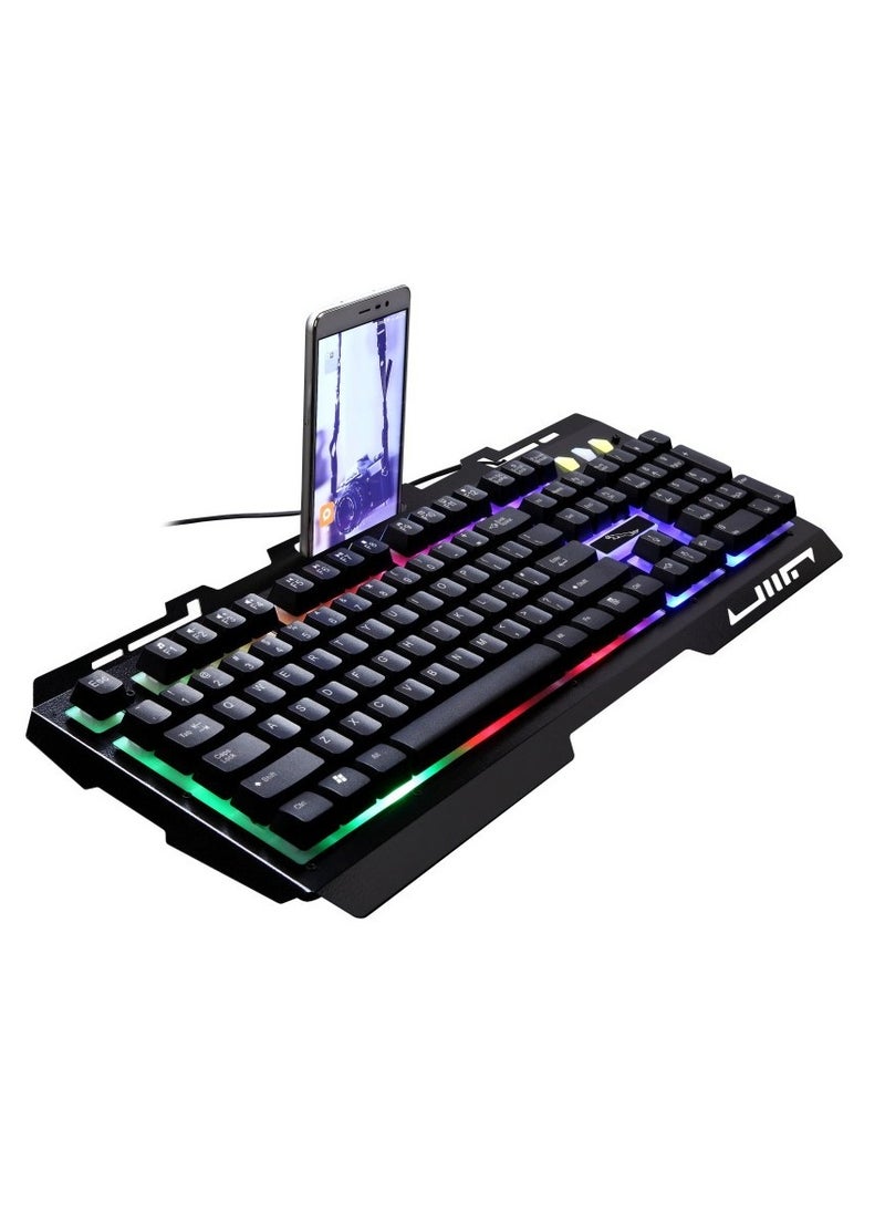 Chase Light Leopard G700 USB Mechanical Feel Keyboard 