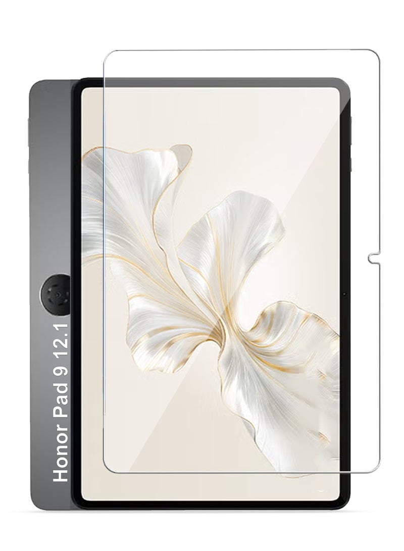 Honor Pad 9 Screen Protector,HD Clarity Tempered Glass Screen Protector Film Scratch Resistant Bubble Free, High Transparency, Delicate Touch Screen Protector For Honor Pad 9 - Image 1