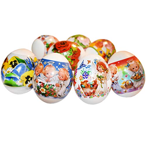 Diximus Thermo Heat Shrink Sleeve Decoration Easter Egg Wraps Pysanka Pysanky (Angels) - Image 2