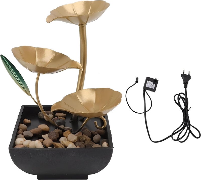 Leisure Fountain - Compact Tabletop Water Feature for Enhancing Relaxation and Meditation - Ideal for Indoor Use with Natural River Rock Accents (model 1) - Image 3