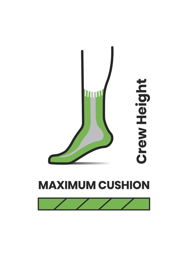 SmartWool SW013300003XL Mountaineer Classic Edition Maximum Cushion Crew Socks Charcoal XL - Image 3