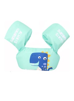 كول بيبي ستايل سترة سباحة للأطفال من COOLBABY لتدريب الأطفال على السباحة، سترة مساعدة في السباحة آمنة للأطفال بعمر 2 و3 و4 و5 و6 سنوات، أجنحة ذراع (10-30 كجم)  - Image 1