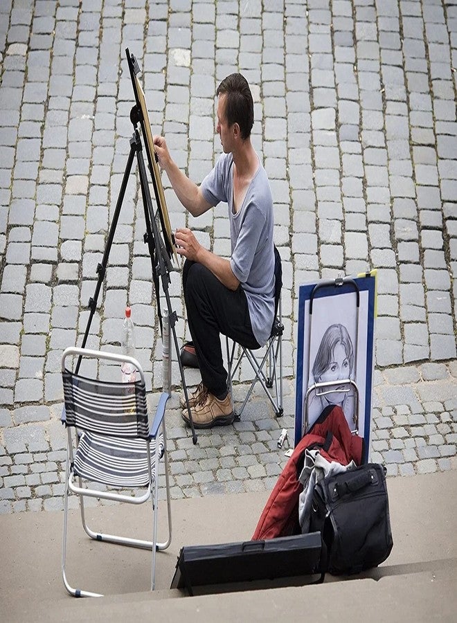 SYGA Adjustable Aluminium Artist Display Easel Stand with Black Carry Case - Image 2