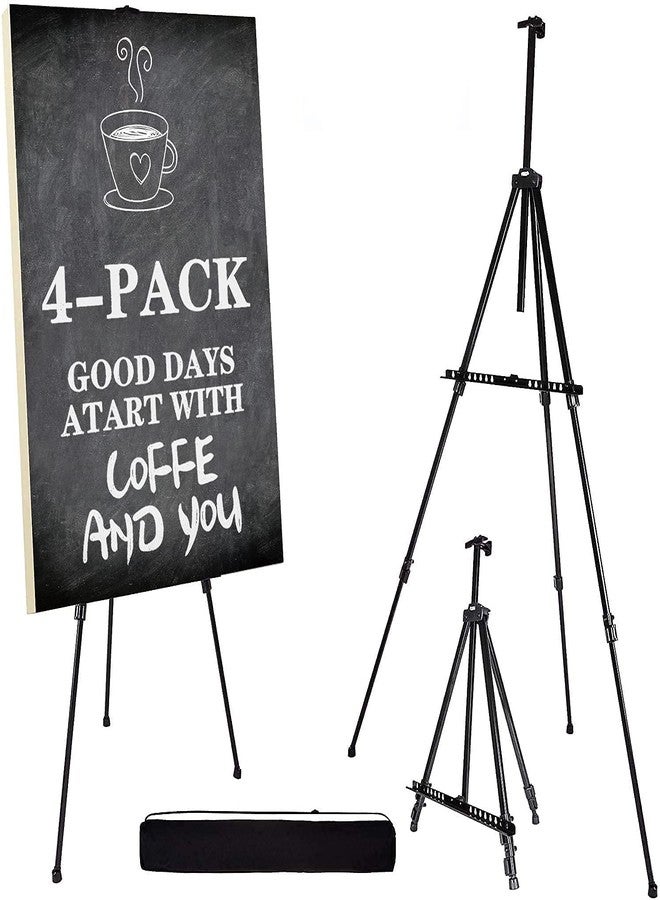 SYGA Adjustable Aluminium Artist Display Easel Stand with Black Carry Case - Image 1