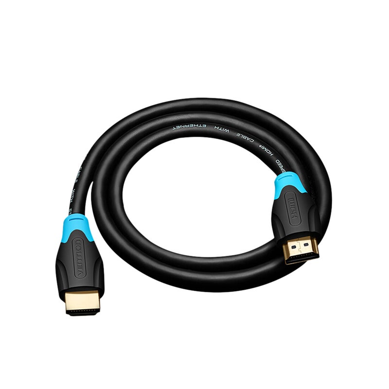 VENTION HDMI Cable 2.0v 4K 60Hz Ultra HD For Laptop, PC, Gaming LED, Game Console 3meter Black/Blue - Image 1