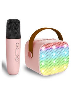 NNEWVANTE Mini Karaoke Machine for Kids & Adult, 4-12 Years Old Girls Birthday Gift for Girls & Boys, Karaoke Toys Gifts for Girls Ages 4, 5, 6, 7, 8, 9, 10, 12 +Year Old Birthday Party(PINK)  - Image 1