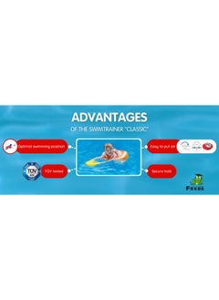 FREDS SWIM ACADEMY Freds Swimtrainer Red Swimring(3Month-4Years)  - Image 4