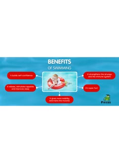 FREDS SWIM ACADEMY Freds Swimtrainer Red Swimring(3Month-4Years)  - Image 5