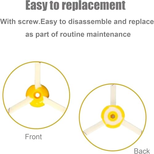 Detetap Side Brush Replacement for iRobot Roomba 500 & 600 & 700 Series 600 610 620 694 692 760 770 780 676 675 695 677 671 690 680 660 650 620 614 Vacuum Cleaner 6-Pack - Image 4