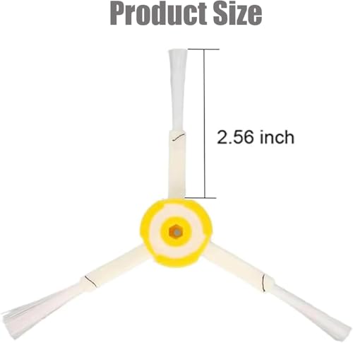 Detetap Side Brush Replacement for iRobot Roomba 500 & 600 & 700 Series 600 610 620 694 692 760 770 780 676 675 695 677 671 690 680 660 650 620 614 Vacuum Cleaner 6-Pack - Image 5