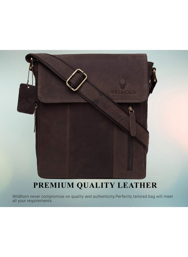 WildHorn Genuine Leather Sling Bag for Men | Stylish, Spacious & Built to Last | Adjustable Strap | 1-Year Warranty - Image 2