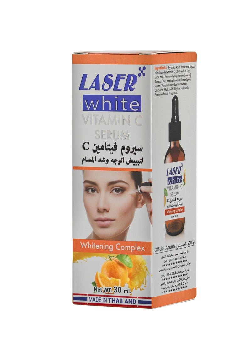 ليزر وايت سيروم فيتامين C لتبييض الوجه وشد المسام 30 مل - Image 2